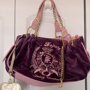 Juicy couture velvet purse